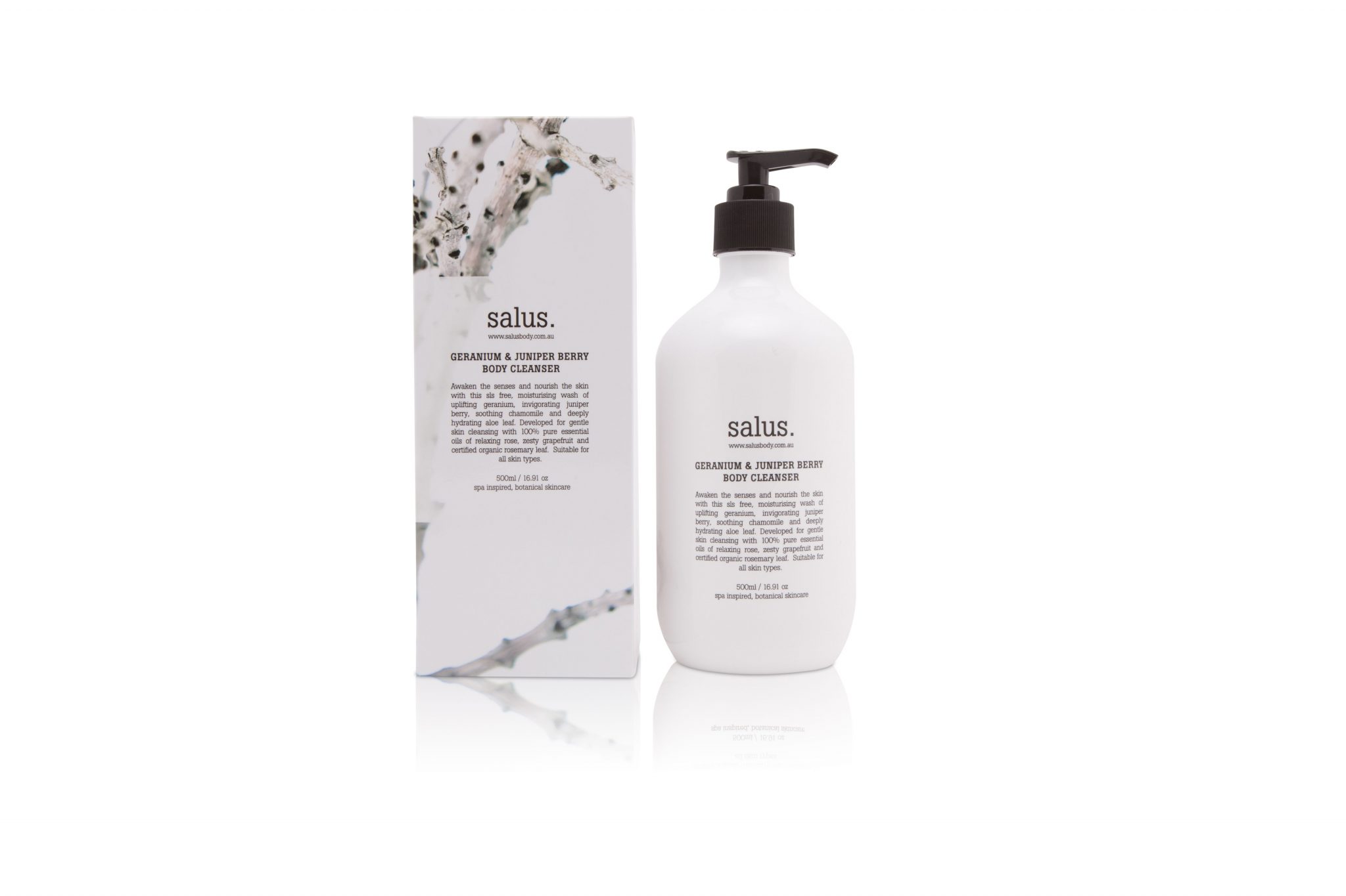 SALUS- Geranium and Juniper Berry Body cleanser