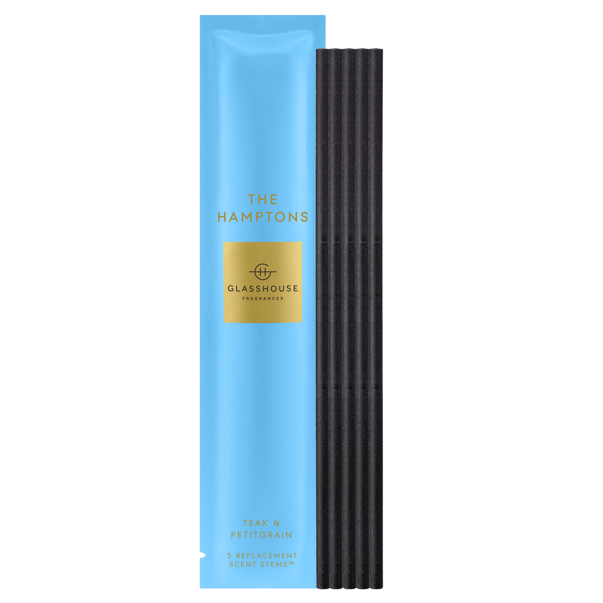 Glasshouse - The Hamptons - Scent Stem Replacement (5 pack)
