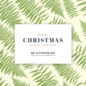 Beautyologist Christmas Gift Card