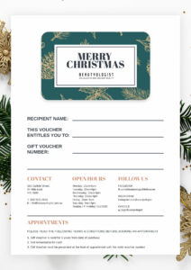 Merry Christmas Beautyologist Gift Card