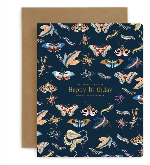 BESPOKE LETTERPRESS - HAPPY BIRTHDAY GIFT CARD