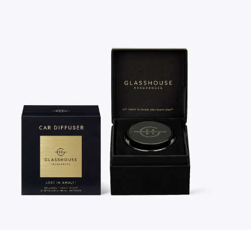 GLASSHOUSE - BLACK CAR DIFFUSER - LOST IN AMALFI REFILL