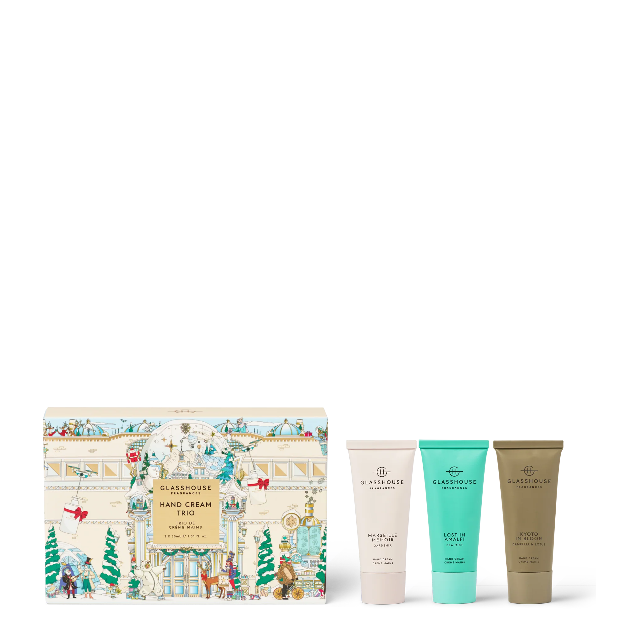 GLASSHOUSE - HANDCREAM TRIO 30ML X3